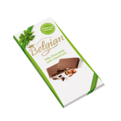 Chocolate c/Avellanas Reducido en azucar x100gr. Belgian
