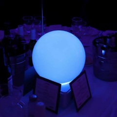 Esfera led 20 cm ALQUILER Inalámbrica Centro de Mesa. - tienda online