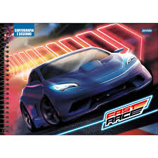 Caderno Cartografia E Desenho Fast Race 80 Folhas Tilibra 275mm x 200mm - comprar online