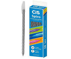 Caneta Cis Spiro 0.7mm - Preta