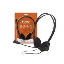 Headset OEX HS-100 C/ Microfone Controle De Volume - Preto na internet