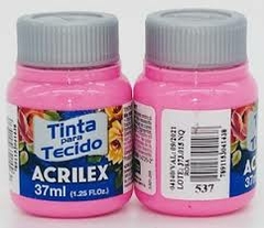 Tinta Para Tecido Acrilex 37ml - Rosa - JHL Variedades Papelaria