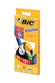 Lápis De Cor BIC Evolution 12 Cores