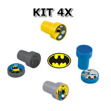 Conjunto De Carimbos Infantis Batman - 4 Unidades - TRIS - comprar online