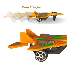 Avião Militar A Fricção 4Pcs (GK2931) - comprar online