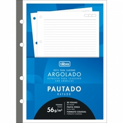 Refil para Caderno Argolado Tilibra Tiliflex Colegial 80 Folhas - Unidade - comprar online