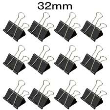 Binder Clip 32 mm - Lins Paper - Unidade - JHL Variedades Papelaria