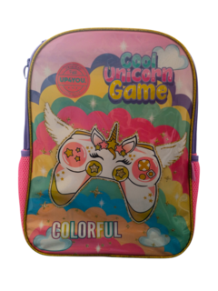 Mochila Cool Unicorn Game - Rosa - comprar online