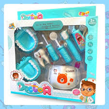 Kit Dentista Infantil Pequeno Médico - 8 Peças