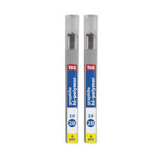 Grafite Tris Hi-Polymer 2.0mm 2B - Tubo C/ 6 Minas (Unidade) - comprar online