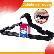 Cabide Adulto Pop Preto C\5(4105)