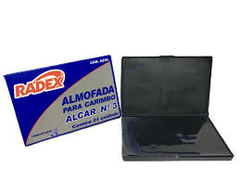 Almofada Para Carimbo RaDex ALCAR N° 3 - Cor Azul - comprar online