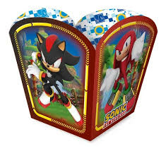 Cachepot Sonic the Hedgehog - Regina Festas - 4 Unidades na internet