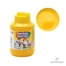 Têmpera Guache Acrilex 250ml - Amarelo - loja online