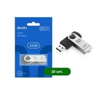 Pen Drive 64GB Twist USB 2.0 Multilaser na internet