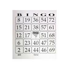 Bloco De Bingo Sidgraph 100 Folhas - Formato 104 mm x 120 mm na internet