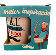 Caneca de Porcelana 325ml - "Pai, Gratidão Por Tudo" na internet