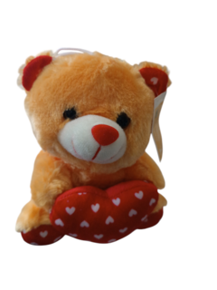 Bicho Pel. Urso C/Coração 25Cm (TP11224) - comprar online