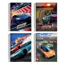 Caderno Universitário Cd 80f Fast Race (71139) - comprar online