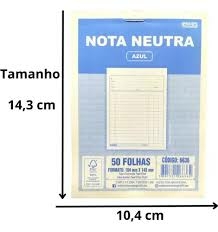 Bloco De Nota Neutra Preto 50 Folhas - 104 mm x 143 mm - Animativa - comprar online