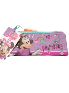 Estojo Flat Minnie Roxo - Disney