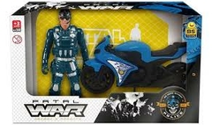 Boneco Fatal War Polícia C/Moto (568) - comprar online