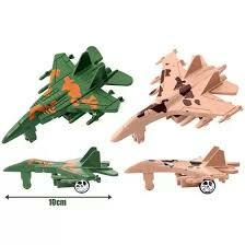 Avião Militar A Fricção 4Pcs (GK2931) - JHL Variedades Papelaria