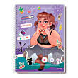 Caderno 1 Matéria Pop Fashion 96 Folhas Credeal 200mm x 275mm