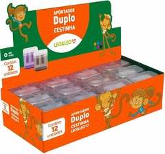 Apontador com Depósito Duplo Leo&Leo - Cores Sortidas