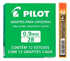 Grafite P/ Lapiseiras Pilot 0,9mm 2B - Unidade na internet