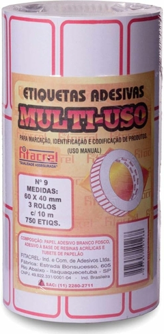 Etiqueta Adesiva Multi-Uso 60x40mm - comprar online