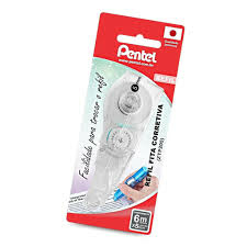 Refil Para Fita Corretiva Pentel ZTP205 - 6m x 5mm