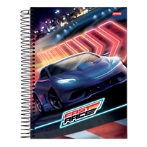 Caderno Universitário Cd 10 X 1 160f Fast Race (71140) na internet