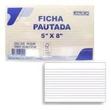 Ficha Pautada 5" x 8" Sidgraph