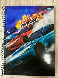 Caderno Universitário Cd 10 X 1 160f Fast Race (71140) - comprar online