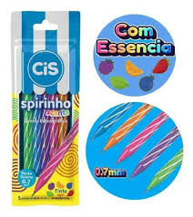 Caneta CIS Spirinho Scented - Vendida por Unidade - JHL Variedades Papelaria