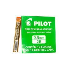 Grafite P/ Lapiseiras Pilot 0,9mm 2B - Unidade