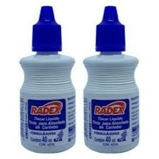 Tinta Para Almofada De Carimbo Azul 40ml - Radex - comprar online