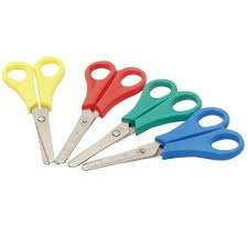 Tesoura Colorida Escolar Master C/ Régua De 5Cm - Ponta Arredondada - comprar online