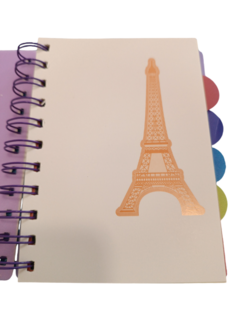 Caderno Espiral Eiffel Tower A6 na internet