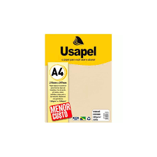 Papel Vergê Salmão A4 180g/m² - Usapel