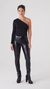 Pantalon Maia Ecocuero Skinny | JetBlack - comprar online