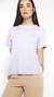 Remera One Kiss Silueta Boxy | Lila