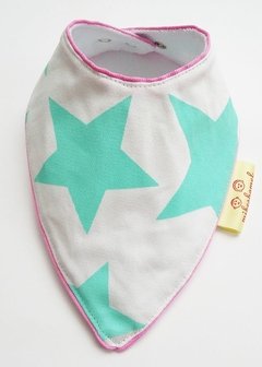 Babero Cowboy Estrella aqua - comprar online