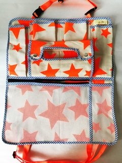 Organizador de auto Estrellas naranja