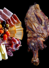 PICADA + PERNIL DE TERNERA + PANES & SALSAS | COMEN 15 | PICAN 30 | $ 17300 x PERSONA