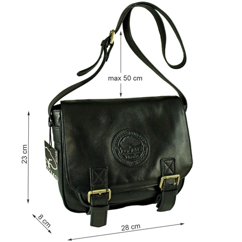 Cartera DYMS Cuero Con Solapa A 507 - comprar online