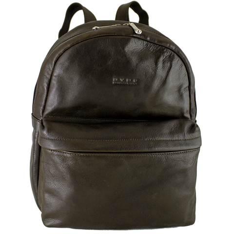 Mochila cuero con amplio bolsillo frontal - A 2554 - buy online