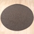 Alfombra UNICAS Boucle Gris Oscuro 1.40 m diametro - comprar online