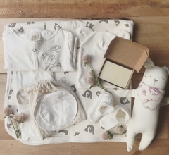 Ajuar recién nacido con muñeco de apego y jabón en internet